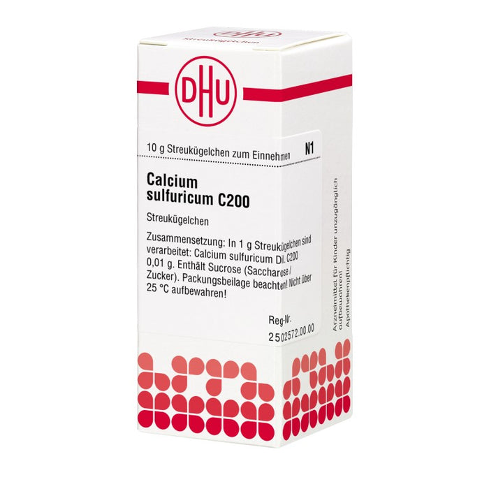 Calcium sulfuricum C200 DHU Globuli, 10 g Globuli