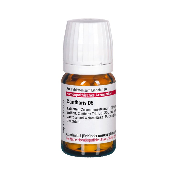 DHU Cantharis D5 Tabletten, 80 pc Tablettes