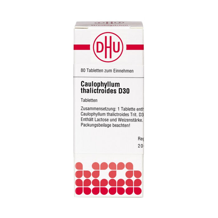 Caulophyllum thalictroides D30 DHU Tabletten, 80 St. Tabletten