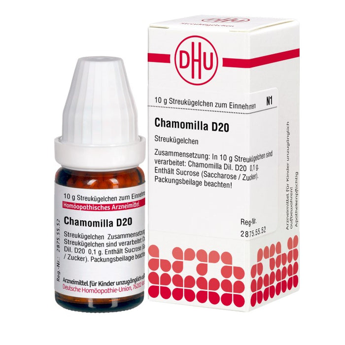 DHU Chamomilla D20 Streukügelchen, 10 g Globules