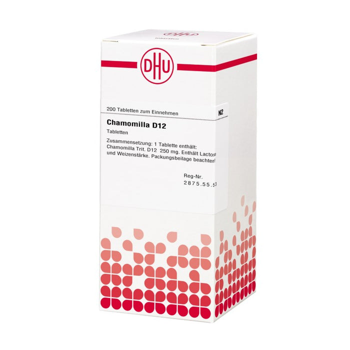 DHU Chamomilla D12 Tabletten, 200 St. Tabletten