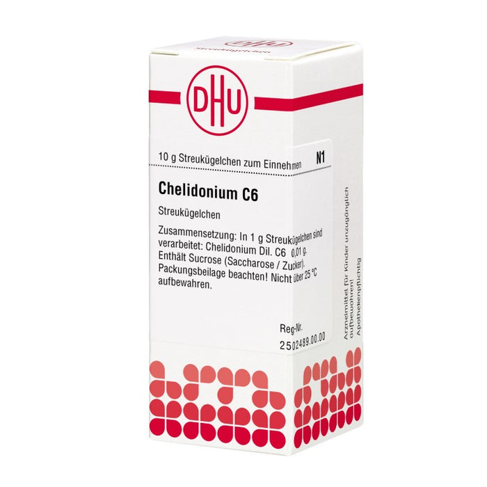 DHU Chelidonium C6 Streukügelchen, 10 g Globuli