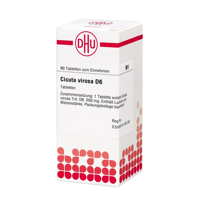 Cicuta virosa D6 DHU Tabletten, 80 St. Tabletten