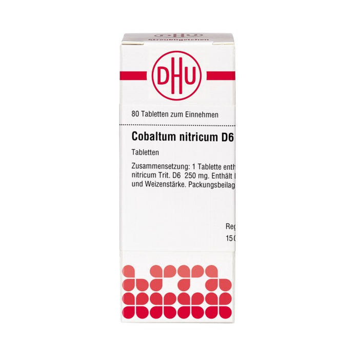 DHU Cobaltum nitricum D6 Tabletten, 80 pc Tablettes