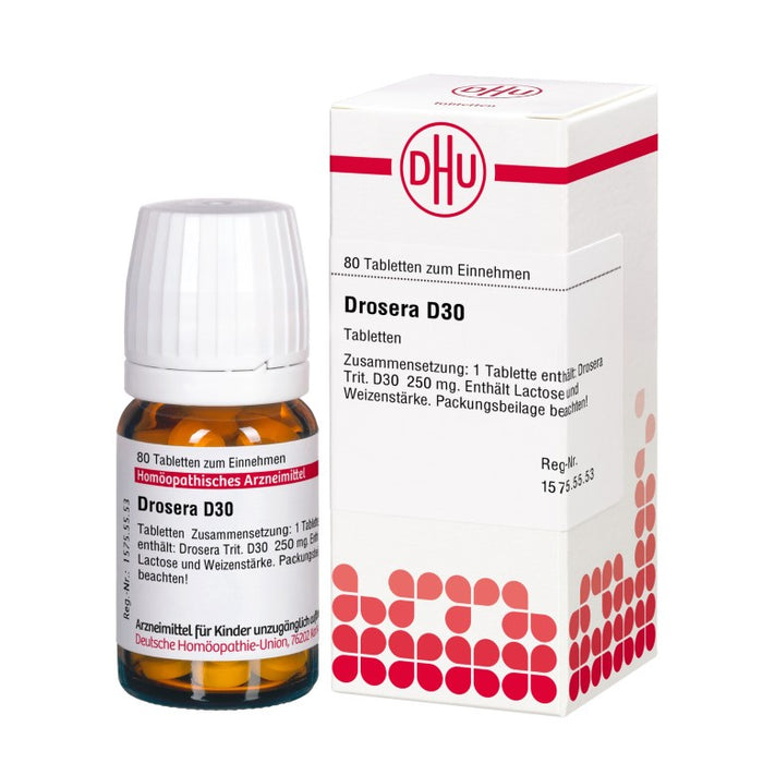 DHU Drosera D30 Tabletten, 80 St. Tabletten