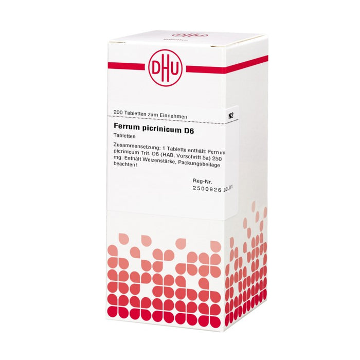 DHU Ferrum picrinicum D6 Tabletten, 200 St. Tabletten