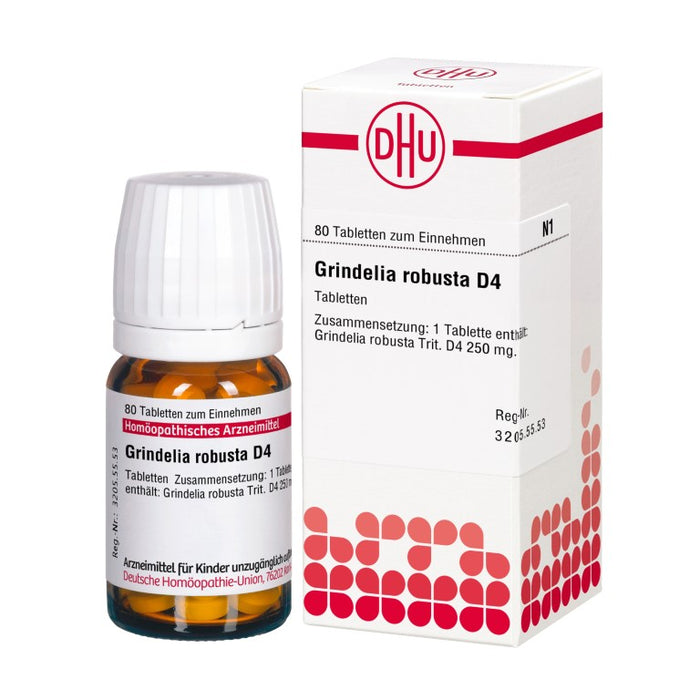 DHU Grindelia robusta D4 Tabletten, 80 pc Tablettes