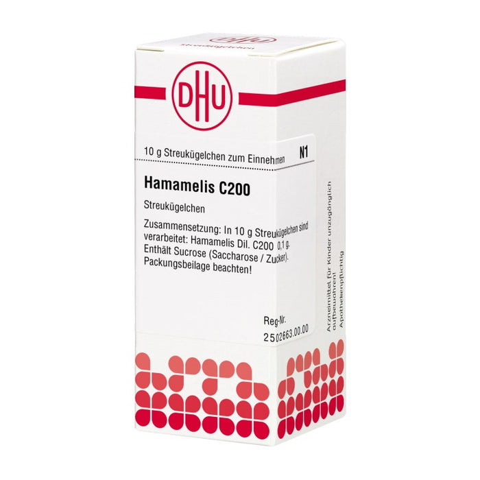 DHU Hamamelis C200 Streukügelchen, 10 g Globuli