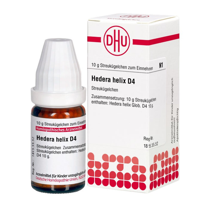 DHU Hedera helix D4 Streukügelchen, 10 g Globuli