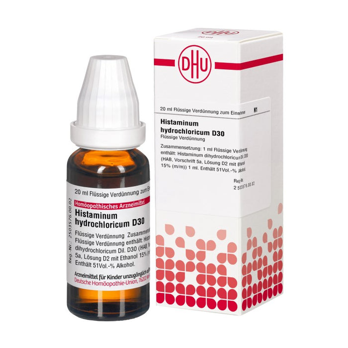 Histaminum hydrochloricum D30 DHU Dilution, 20 ml Lösung