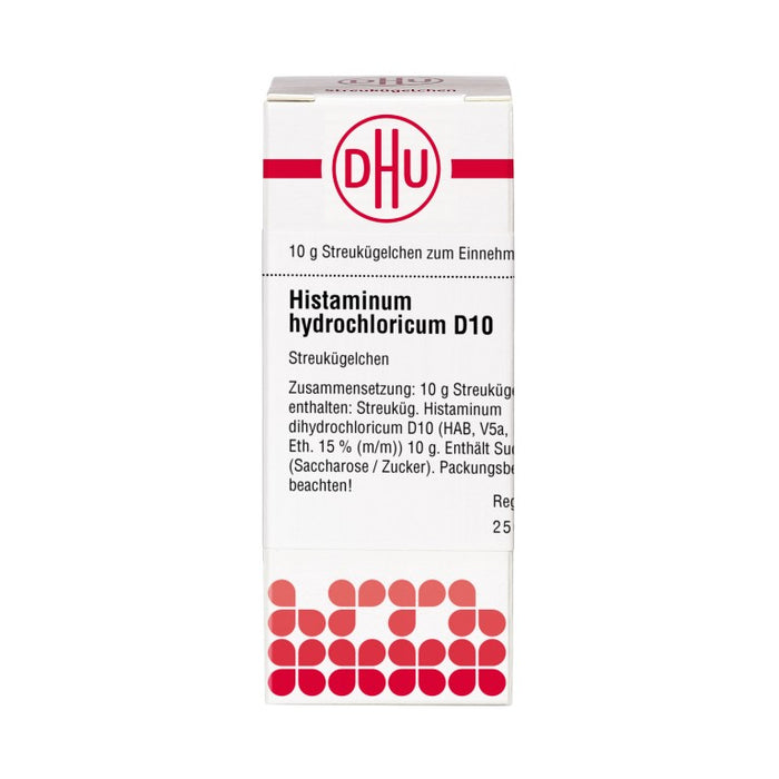 DHU Histaminum hydrochloricum D10 Streukügelchen, 10 g Globuli