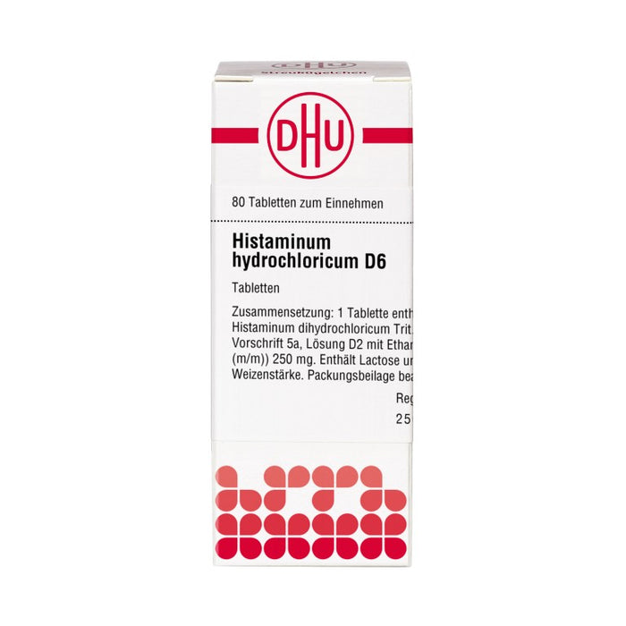 DHU Histaminum hydrochloricum D6 Tabletten, 80 St. Tabletten