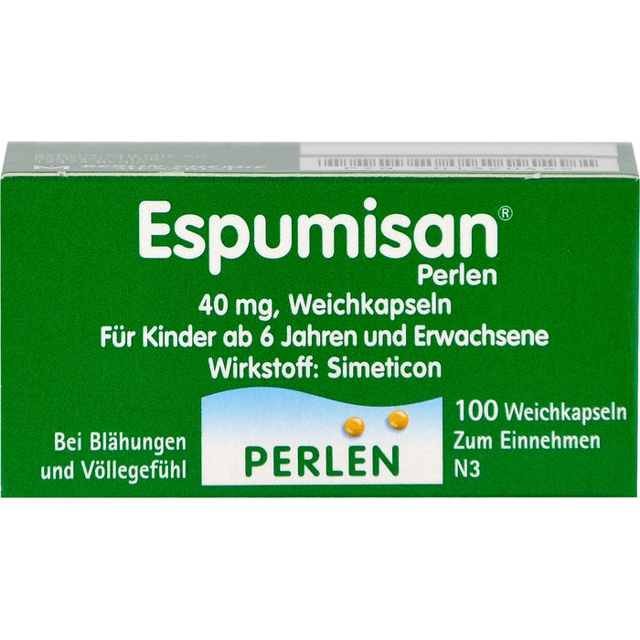 Espumisan Perlen 40 mg Weichkapseln bei Blähungen, 100 pc Capsules