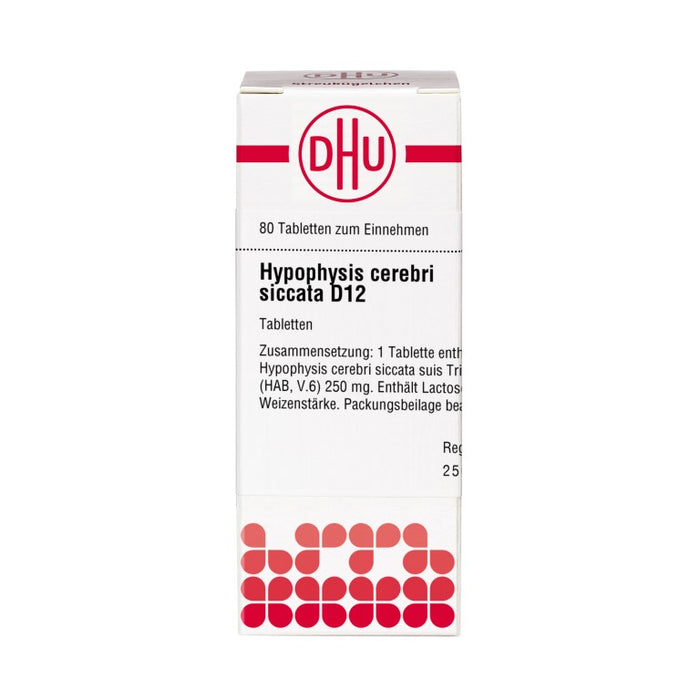 Hypophysis cerebri sicc. D12 DHU Tabletten, 80 St. Tabletten