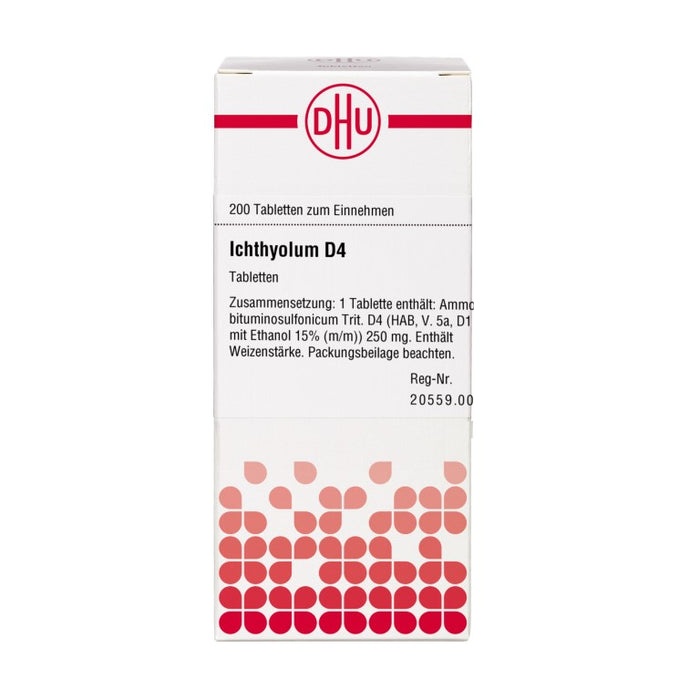 DHU Ichthyolum D4 Tabletten, 200 St. Tabletten