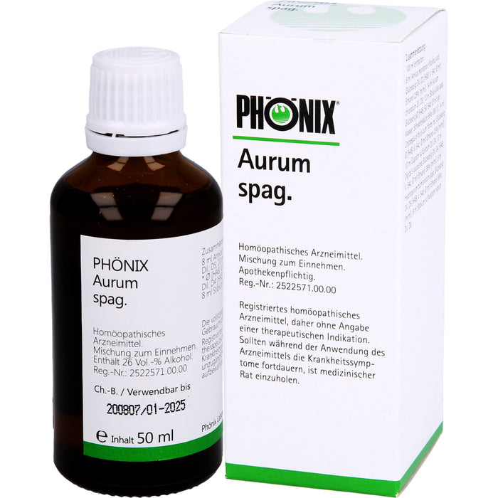 Phönix aurum spag. Tropfen, 50 ml MIS