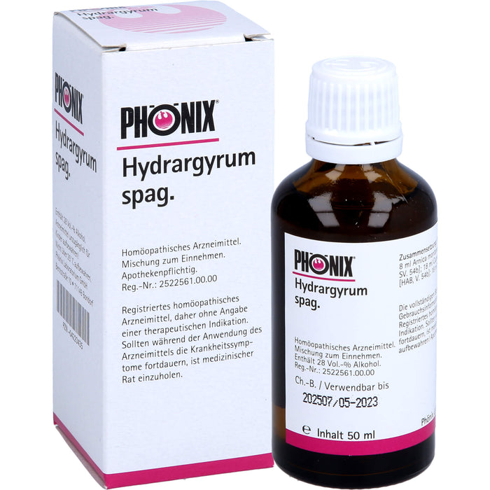 Phönix Hydrargyrum spag. Tropfen, 50 ml MIS