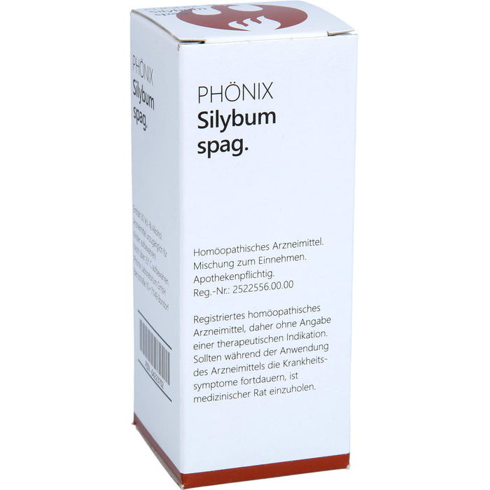 PHÖNIX Silybum Spag. Tropfen, 50 ml Mischung