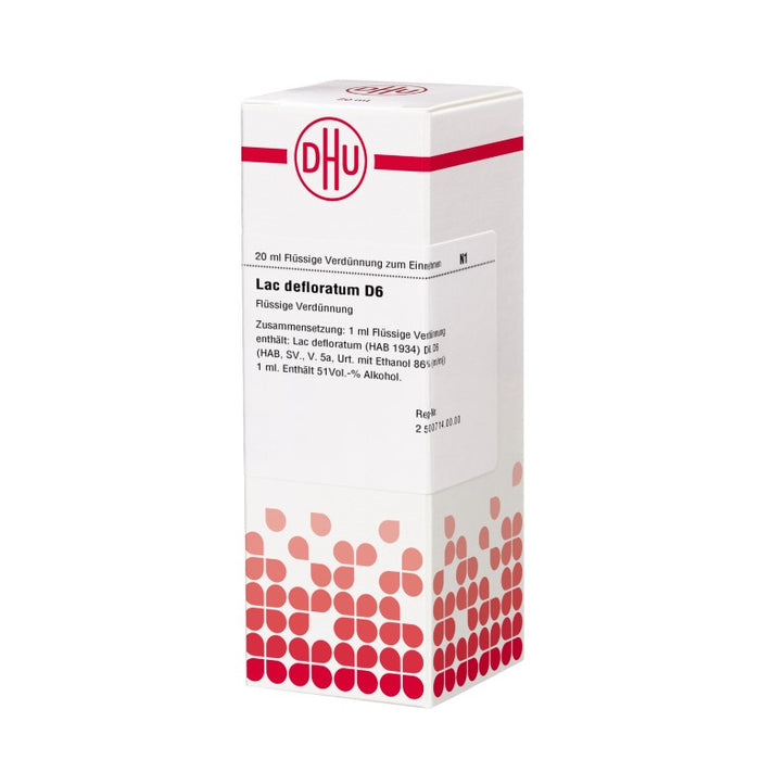 DHU Lac defloratum D6 Dilution, 20 ml Lösung