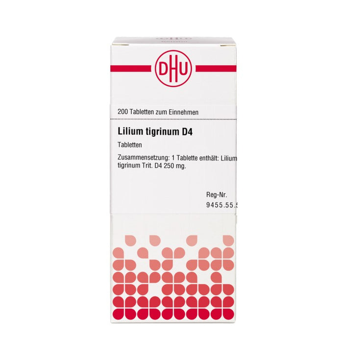 Lilium tigrinum D4 DHU Tabletten, 200 St. Tabletten