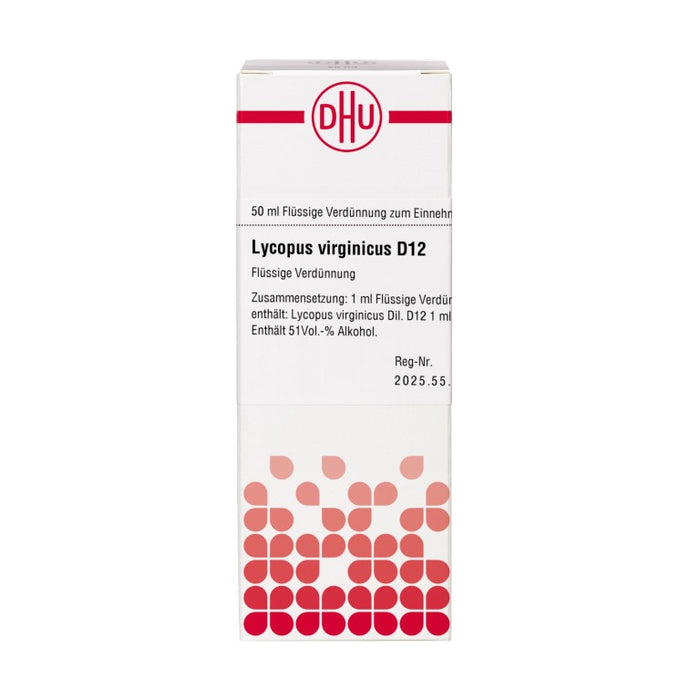 DHU Lycopus virginicus D12 Dilution, 50 ml Lösung