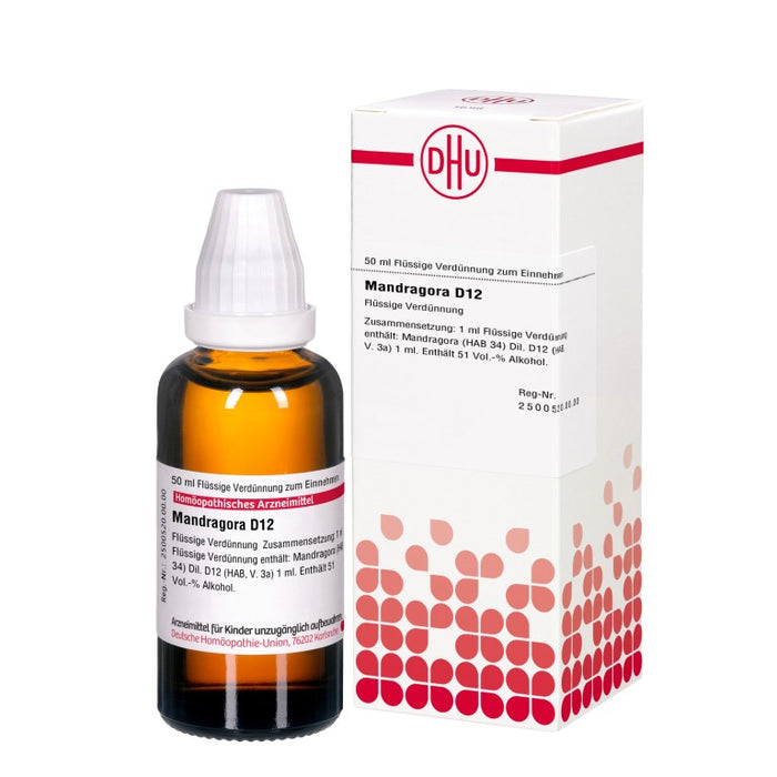 Mandragora D12 DHU Dilution, 50 ml Lösung