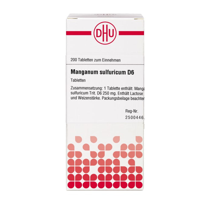 Manganum sulfuricum D6 DHU Tabletten, 200 St. Tabletten