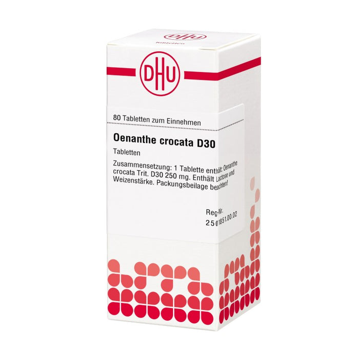 DHU Oenanthe crocata D30 Tabletten, 80 pc Tablettes