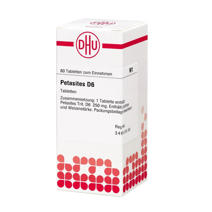 DHU Petasites D 6 Tabletten, 80 St. Tabletten