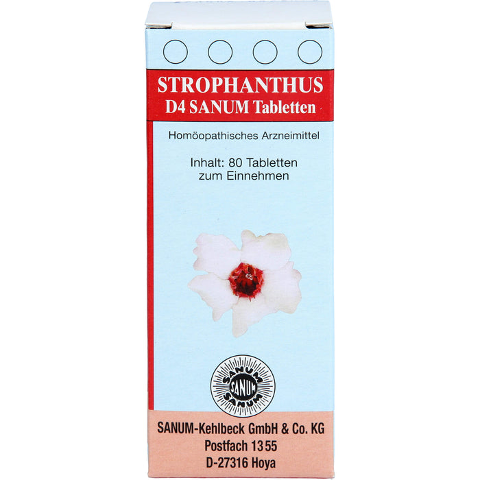 SANUM-KEHLBECK Strophanthus D4 Tabletten, 80 pcs. Tablets