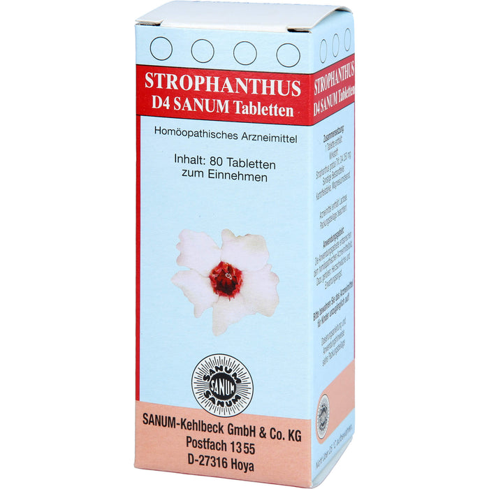 SANUM-KEHLBECK Strophanthus D4 Tabletten, 80 pcs. Tablets