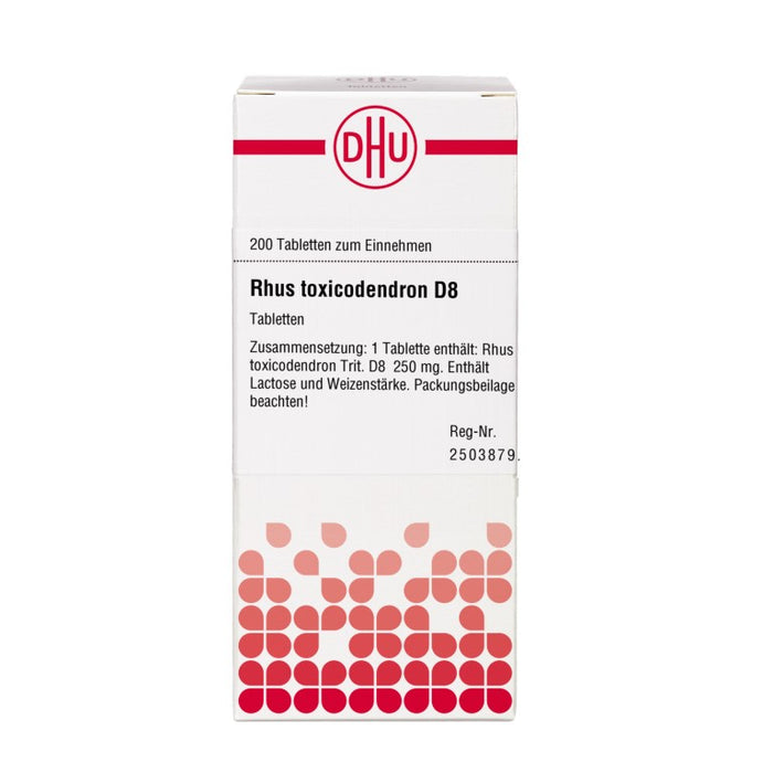 DHU Rhus toxicodendron D8 Tabletten, 200 St. Tabletten