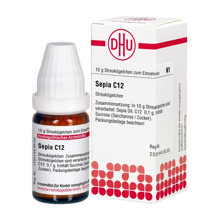 DHU Sepia C12 Streukügelchen, 10 g Globuli
