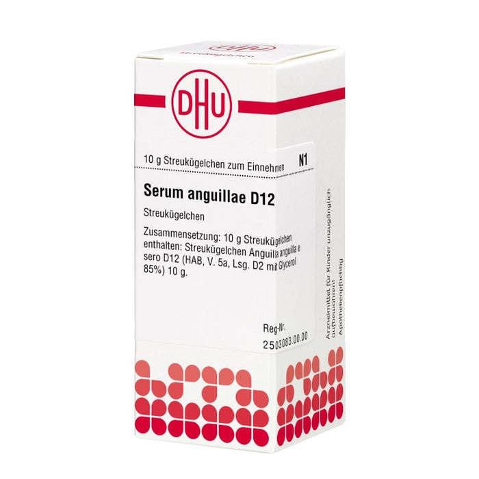 DHU Serum anguillae D12 Streukügelchen, 10 g Globules