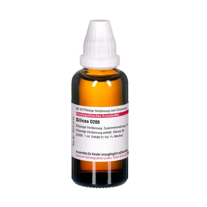 DHU Silicea D200 Dilution, 50 ml Lösung