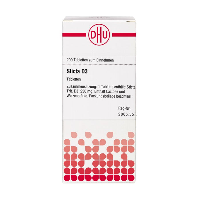 Sticta D3 DHU Tabletten, 200 St. Tabletten