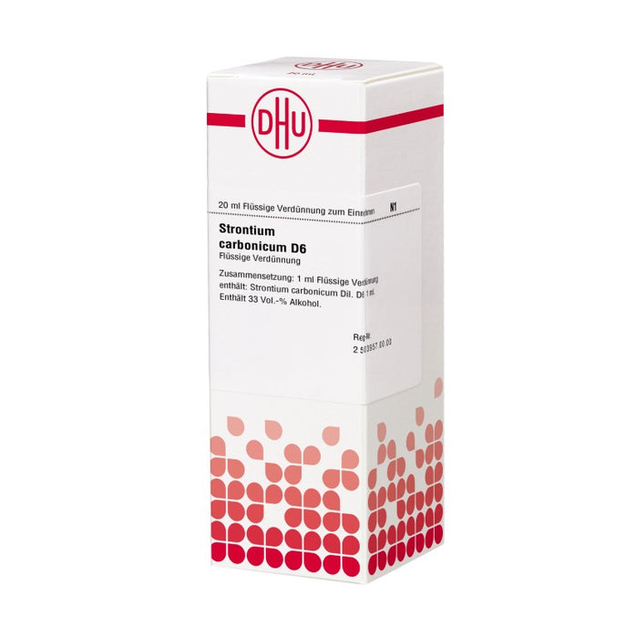 DHU Strontium carbonicum D6 Dilution, 20 ml Lösung