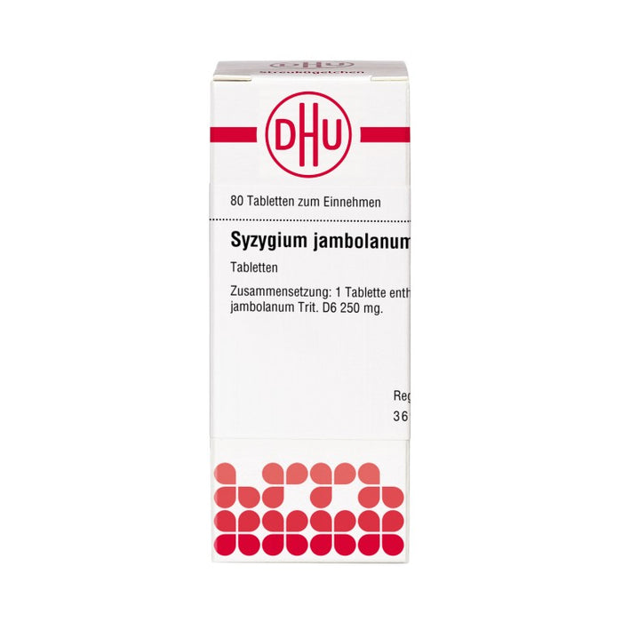 DHU Syzygium jambolanum D6 Tabletten, 80 pcs. Tablets