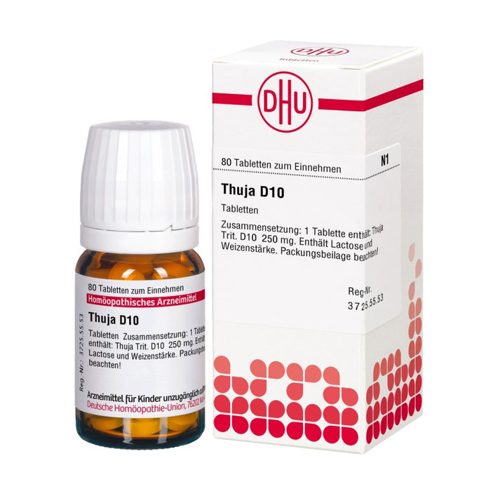 DHU Thuja D10 Tabletten, 80 St. Tabletten