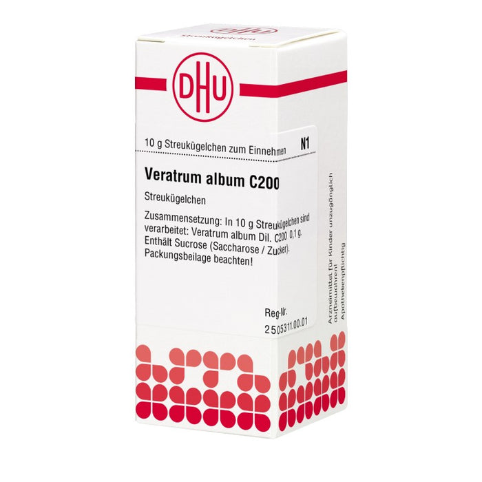 DHU Veratrum album C 200 Streukügelchen, 10 g Globuli