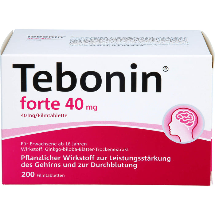 Tebonin forte 40 mg Tabletten, 200 pc Tablettes