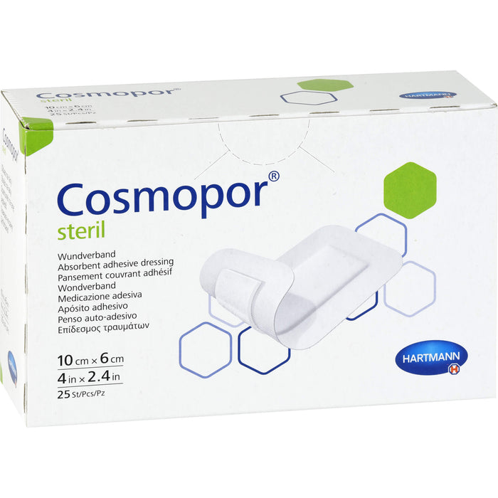 COSMOPOR STERIL 10X6CM, 25 St PFL