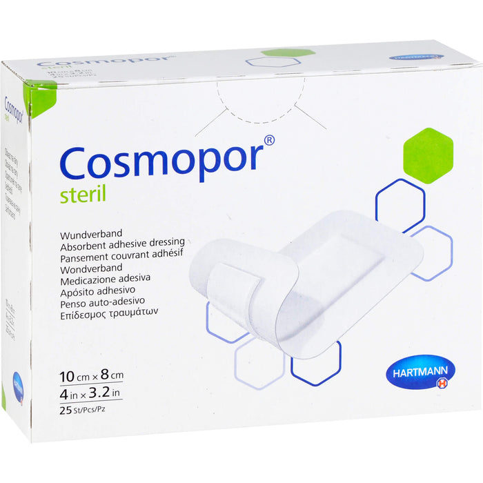 COSMOPOR STERIL 10X8CM, 25 St PFL