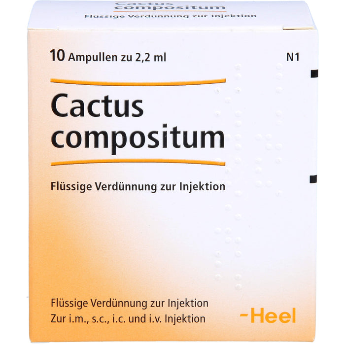 Cactus compositum flüssige Verdünnung, 10 pc Ampoules