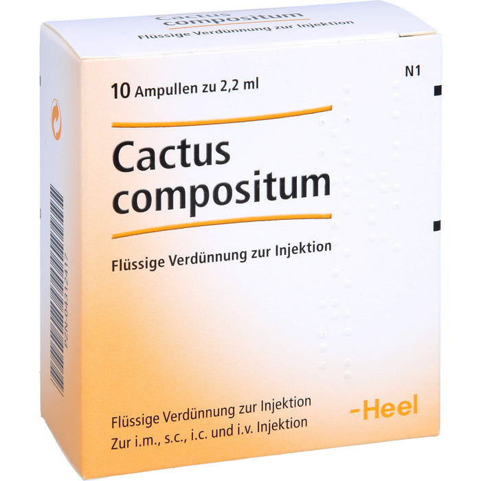 Cactus compositum flüssige Verdünnung, 10 pcs. Ampoules