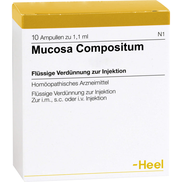 Mucosa compositum Injektionslösung, 10 pc Ampoules