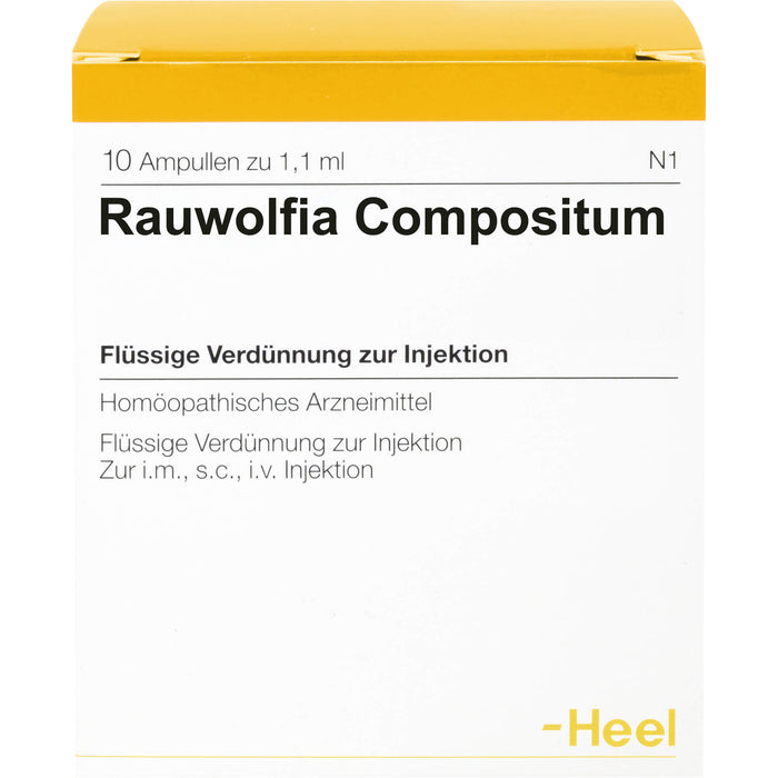 Heel Rauwolfia compositum Ampullen, 10 pcs. Ampoules