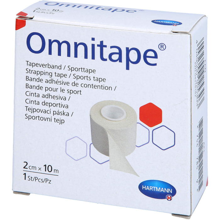 HARTMANN Omnitape Tapeverband 2 cm x 10 m, 1 St. Pflaster