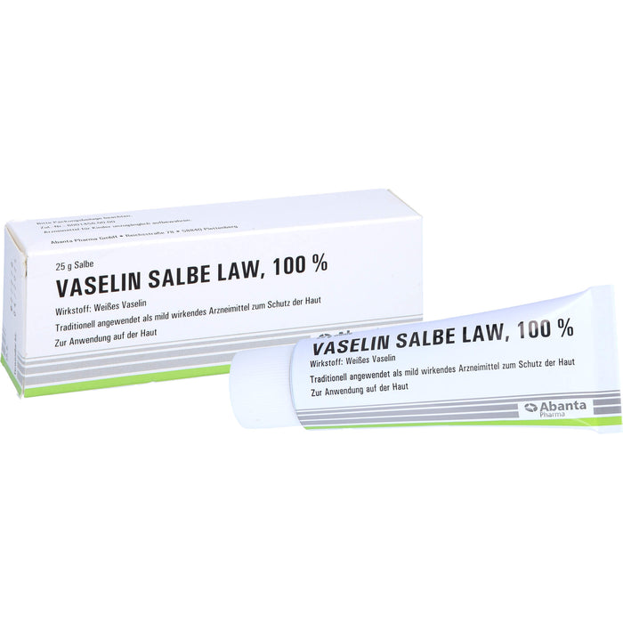 Abanta Pharma Vaselin Salbe LAW 100 %, 25 g Onguent