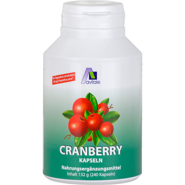 Avitale Cranberry Kapseln 400 mg, 240 pcs. Capsules